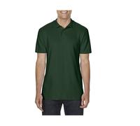 GILDAN SOFTSTYLE® DOUBLE PIQUÉ POLO MEN S FOREST GREEN