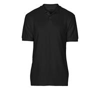 Gildan Softstyle Herren Poloshirt mit Doppelspitze, kurzärmelig, UTBC3718_3, Schwarz, UTBC3718_3 L