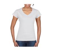 GILDAN SOFTSTYLE® LADIES' V-NECK T-SHIRT L SPORT GREY