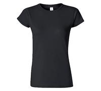 Gildan Damen T-Shirt Softstyle® Midweight (G65000L) Pitch Black Größe M