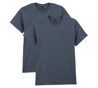Gildan Unisex-Erwachsene Heavy Cotton T-Shirt, Style G5000, Multipack Hemd, Dark Heather (2er-Pack), Mittel