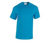 G5000 Gildan T-Shirt Kurzarm Rundhals Antique Sapphire (Heather) XXL
