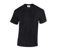 Gildan Unisex Heavy Cotton Adult T-Shirt Tshirt, schwarz, L