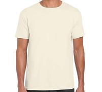 Gildan Unisex Softstyle Adult T‑Shirt – Natur – Größe S