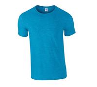 Gildan T-Shirt G64000 Softstyle® mit schmalerem Schnitt in Schulter und Ärmeln Antique Sapphire (Heather) L