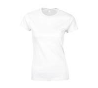 Gildan Damen Softstyleâ Ladies' T-Shirt Tshirt, weiß, L