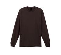 Gildan Herren Ultra Cotton langarm T-Shirt 2400 dark chocolate L