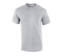 G2000 Gildan T-Shirt Kurzarm Rundhals Ultra Cotton Sport Grey (Heather) 3XL