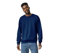 Gildan Herren Sweatshirt mit Rundhalsausschnitt Hemd, Blickdicht, Navy, L