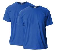 Gildan Ultra-Baumwoll-T-Shirt für Erwachsene, Stil G2000, Mehrfachpackung, Royal (2er-Pack), Mittel