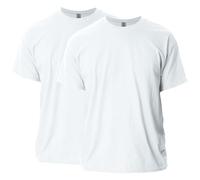 Gildan T-Shirt Ultra Cotton G2000 Unisex Weiß 2er-Pack Größe 3XL