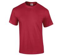 gildan Unisex Ultra Cotton Adult T-Shirt Tshirt, Scharlachrot, M