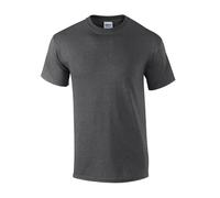 Gildan T-Shirt Ultra Cotton Unisex für Erwachsene Dunkel meliert XXL