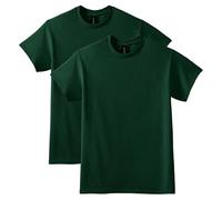 Gildan Uni-Erwachsene DryBlend, Style G8000, Multipack T-Shirt, Blickdicht, Waldgrün (2er-Pack), L