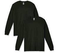 Gildan Uni-Erwachsene Heavy Cotton Long Sleeve, Style G5400, 2-Pack T-Shirt, Grün (Forest Green), XL (2er Pack)