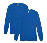 Gildan Uni-Erwachsene Heavy Cotton Long Sleeve, Style G5400, 2-Pack T-Shirt, Königlich (Royal), 3X-Groß (2er Pack)