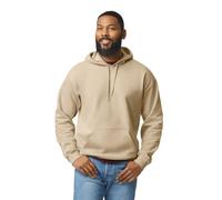 Gildan Unisex Adult Softstyle Fleece Midweight Hoodie (3XL) (Sand)