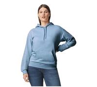 Gildan Unisex Adult Softstyle Fleece Midweight Hoodie (M) (Stone Blue)
