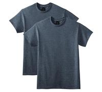 Gildan Unisex Erwachsene DryBlend T-Shirt, Style G8000, Multipack, Dark Heather (2er-Pack), XL