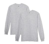 Gildan Unisex-Erwachsene Heavy Cotton Long Sleeve T-Shirt, Style G5400, 2-Pack Hemd, Grau-Sport Grey, 3X-Groß (2er Pack)