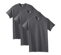 Gildan Uni-Erwachsene Heavy Cotton, Style G5000, Multipack T-Shirt, Dunkelgrau (3er-Pack), Mittel