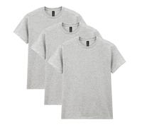 Gildan Unisex-Erwachsene Heavy Cotton, Style G5000, Multipack T-Shirt, Sport Grey (3er-Pack), L