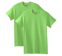 Gildan Unisex-Erwachsene Heavy Cotton T-Shirt, Style G5000, Multipack Hemd, Limettengrün (2er-Pack), 3X-Groß