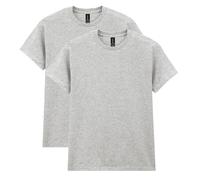 Gildan Unisex-Erwachsene T-Shirt aus Schwerer Baumwolle, Stil G5000, Multipack Hemd, Sport Grey (2er-Pack), Klein