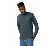 Gildan Unisex-Erwachsene Ultra Cotton Long Sleeve Tee Style G2400 Multipack T-Shirt, Dark Heather (2er-Pack), XL