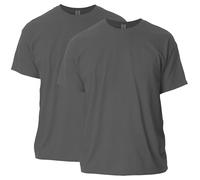 Gildan Unisex-Erwachsene Ultra Cotton Style G2000 Multipack T-Shirt, Anthrazit (2er-Pack), S