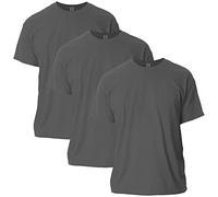Gildan Unisex-Erwachsene Ultra Cotton, Style G2000, Multipack T-Shirt, Dunkelgrau (3er-Pack), 3XL