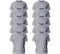 Gildan Unisex-Erwachsene Ultra Cotton, Style G2000, Multipack T-Shirt, Sport Grey (10er-Pack), 3XL