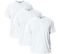 Gildan Unisex-Erwachsene Ultra Cotton, Style G2000, Multipack T-Shirt, Weiß (3er-Pack), 5XL