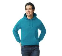 Gildan Unisex Fleece Hoodie Sweatshirt, Style G18500, Multipack Hemd, Antiker Saphir (1er-Pack), Large