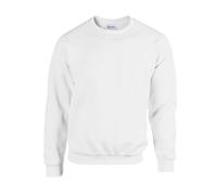 Gildan Unisex Heavy Blend Adult Crewneck Sweatshirt, weiß, L