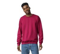 Gildan Unisex Herren Fleece Crewneck Style G18000 Sweatshirt, Kardinalrot (1er-Pack), Medium