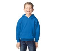 Gildan Unisex-Kinder Youth Hooded Sweatshirt, Style G18500b Kapuzenpullover, königsblau, X-Large