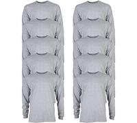 Gildan Unisex Langärmliges T-shirt aus Ultra-baumwolle, Stil G2400 T-Shirt, Sport Grey (10er-pack), XXL