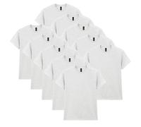 Gildan Unisex T-shirt aus Schwerer Baumwolle Mehrfarbig ,Stil G5000 T-Shirt, Ash Grey, M