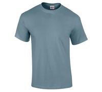 Gildan Unisex Ultra Cotton Adult T-Shirt Tshirt, Blau (Stone Blue), L