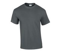 Gildan Unisex Ultra Cotton Adult T-Shirt Tshirt, Charcoal, XXL