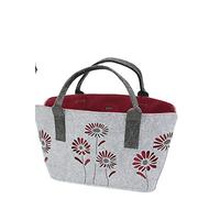 GILDE Filz Tasche Einkaufstasche Gerbera 25x40x26cm