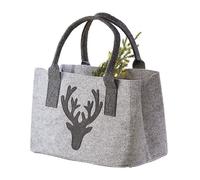 Gilde Filz Tasche Hirsch Dunkelgrau
