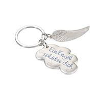 GILDE Schlüssanhänger Wolke mit Flügel EIN Engel schütze Dich Schlüssel Anhänger