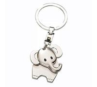 Gilde Schlüsselanhänger Lustiger Elefant matt beweglicher Körper