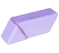 gimboo Faltbares Silikon-Etui/Organizer/Federtasche/Federmäppchen/Stifteetui/20 x 7 x 5,5 cm/Lila/Für Kinder Jungen Mädchen