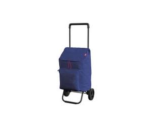 Gimi Einkaufstrolley Argo 42L | klappbar, leicht, wasserabweisend | 30kg Traglast | Stahl/Kunststoff | blau