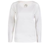 GIN TONIC Damen Longsleeve Langarm Shirt Rundhals M, White