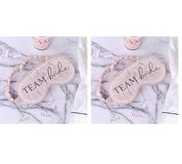 Ginger Ray Augenmaske zum Schlafen, 10 x 20 cm, Rosa (Packung mit 2)