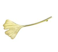 Ginko Brosche Gold 333 für Damen Anstecknadel